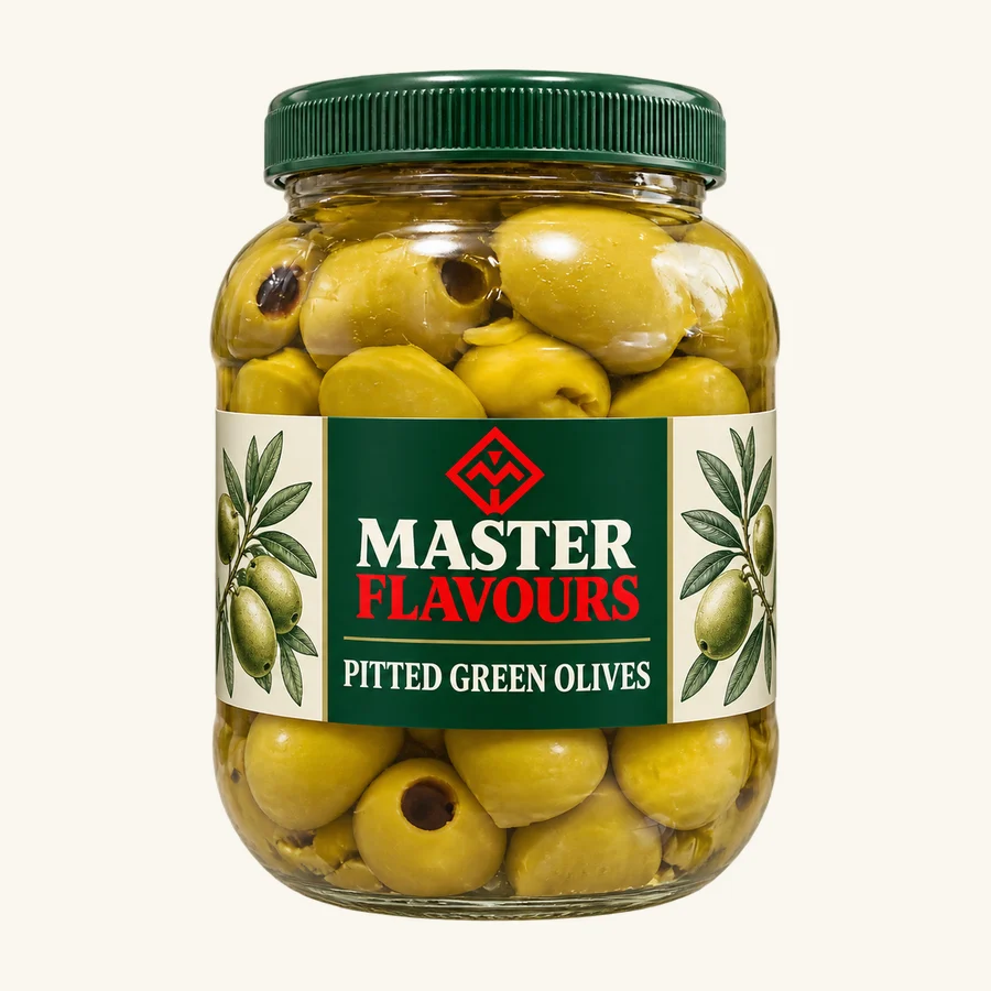 Pitted Green Olives