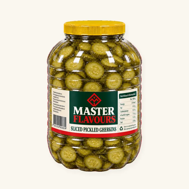 Sliced Pickled Gherkins